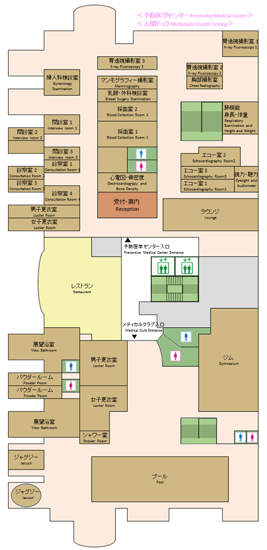 A棟6階フロアマップ