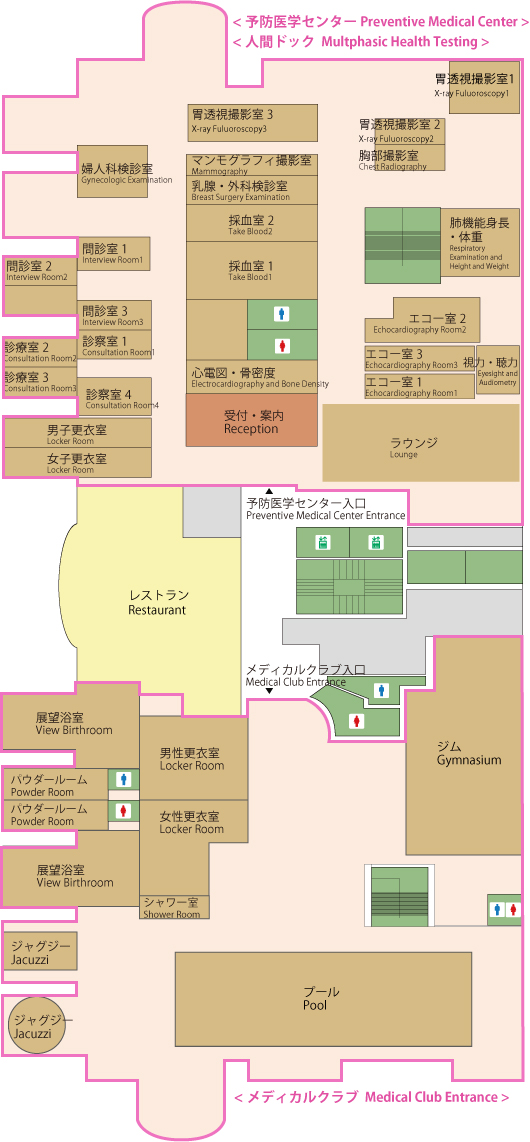 A棟6階フロアマップ