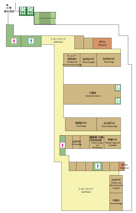 C棟1階フロアマップ