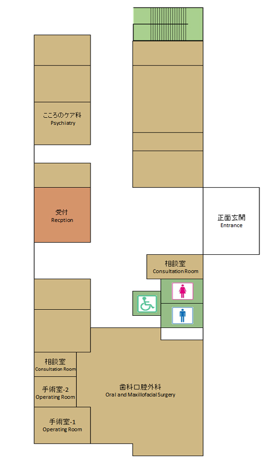 D棟1階フロアマップ
